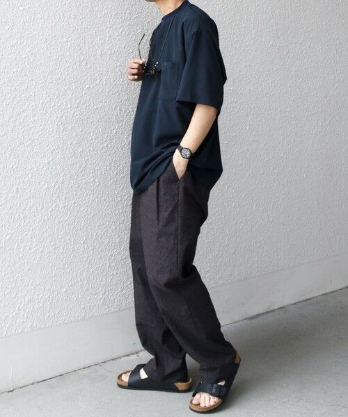 SHIPS / シップス Tシャツ | SHIPS any:〈洗濯機可能〉メッシュ ヘンリーネック ポケット Tシャツ◇ | 詳細16