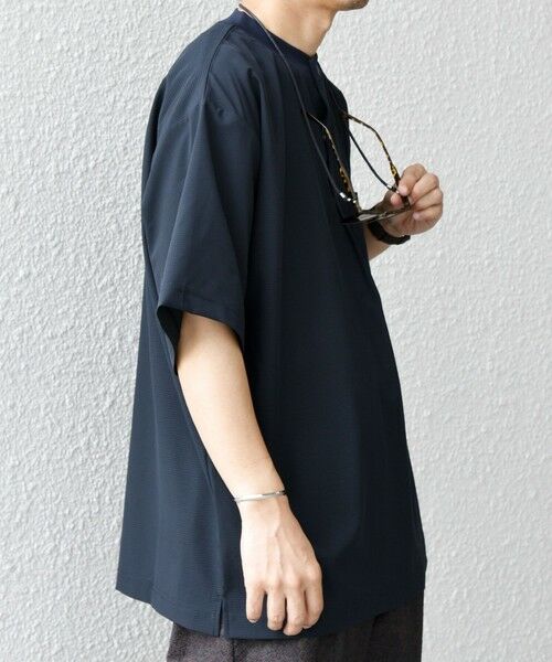 SHIPS / シップス Tシャツ | SHIPS any:〈洗濯機可能〉メッシュ ヘンリーネック ポケット Tシャツ◇ | 詳細19