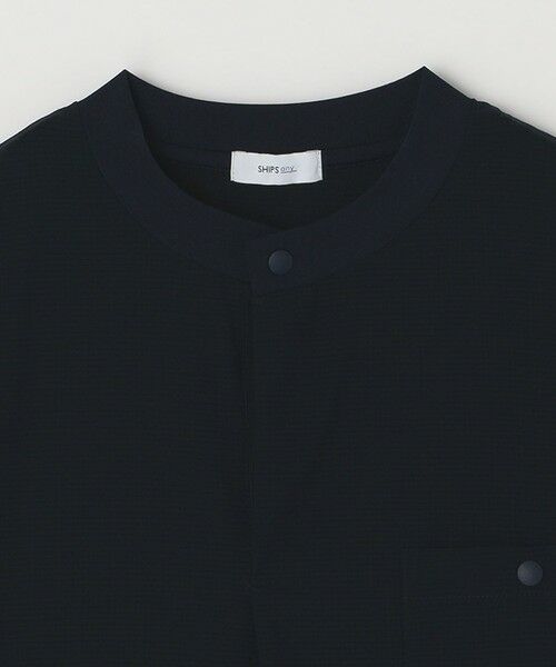 SHIPS / シップス Tシャツ | SHIPS any:〈洗濯機可能〉メッシュ ヘンリーネック ポケット Tシャツ◇ | 詳細21