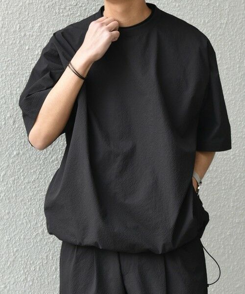 SHIPS / シップス Tシャツ | SHIPS any:〈撥水/軽量/ストレッチ〉SOLOTEX(R) シアサッカー スピンドル Tシャツ(セットアップ対応)25SS◇ | 詳細3