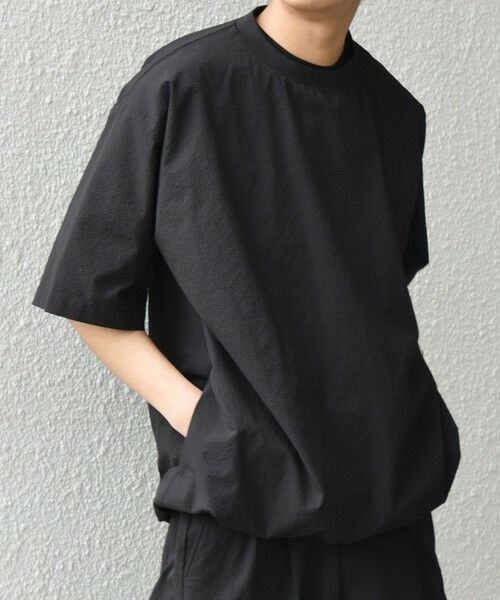 SHIPS / シップス Tシャツ | SHIPS any:〈撥水/軽量/ストレッチ〉SOLOTEX(R) シアサッカー スピンドル Tシャツ(セットアップ対応)25SS◇ | 詳細4