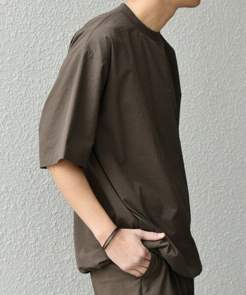 SHIPS / シップス Tシャツ | SHIPS any:〈撥水/軽量/ストレッチ〉SOLOTEX(R) シアサッカー スピンドル Tシャツ(セットアップ対応)25SS◇ | 詳細12