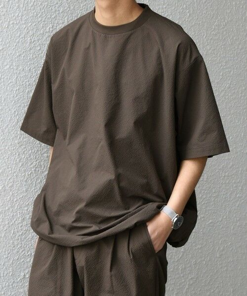 SHIPS / シップス Tシャツ | SHIPS any:〈撥水/軽量/ストレッチ〉SOLOTEX(R) シアサッカー スピンドル Tシャツ(セットアップ対応)25SS◇ | 詳細11