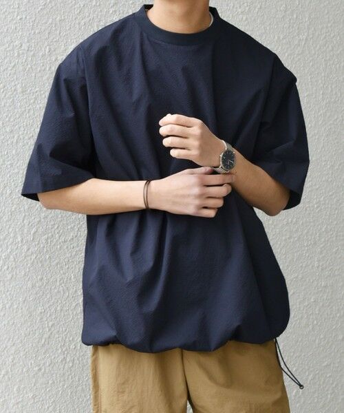 SHIPS / シップス Tシャツ | SHIPS any:〈撥水/軽量/ストレッチ〉SOLOTEX(R) シアサッカー スピンドル Tシャツ(セットアップ対応)25SS◇ | 詳細17