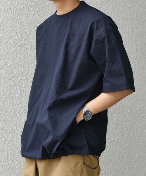 SHIPS / シップス Tシャツ | SHIPS any:〈撥水/軽量/ストレッチ〉SOLOTEX(R) シアサッカー スピンドル Tシャツ(セットアップ対応)25SS◇ | 詳細18