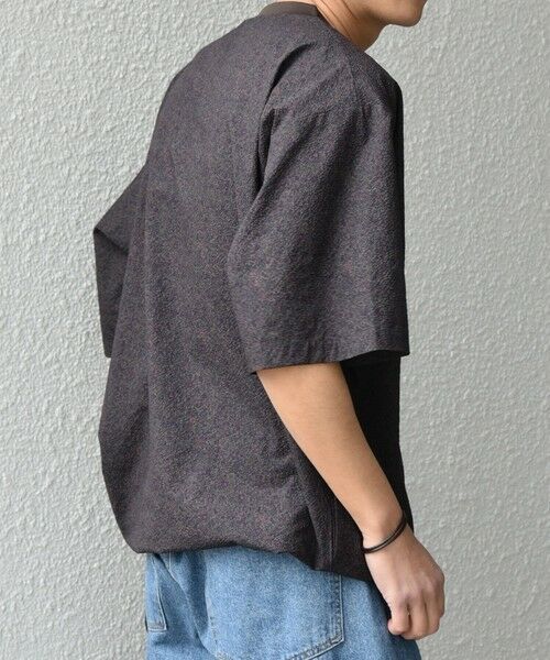 SHIPS / シップス Tシャツ | SHIPS any:〈撥水/軽量/ストレッチ〉SOLOTEX(R) シアサッカー スピンドル Tシャツ(セットアップ対応)25SS◇ | 詳細25