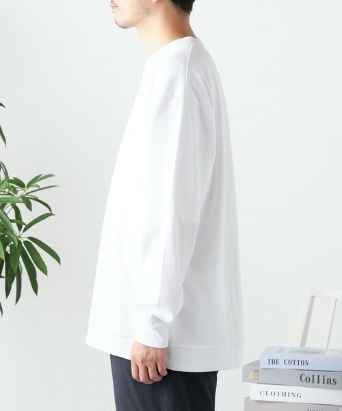 SHIPS / シップス Tシャツ | SHIPS any: ソリッド / ボーダー スウェットライク Tシャツ (ロンT)◇ | 詳細10