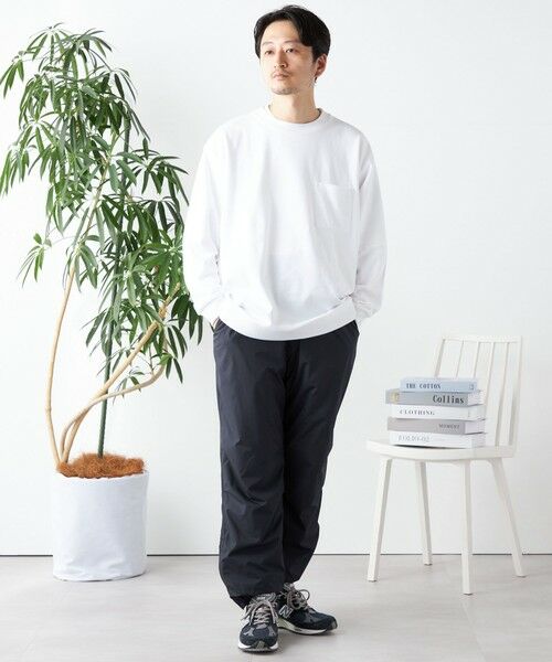 SHIPS / シップス Tシャツ | SHIPS any: ソリッド / ボーダー スウェットライク Tシャツ (ロンT)◇ | 詳細2