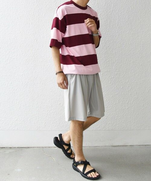 SHIPS / シップス Tシャツ | SHIPS any: ワイド カラー ボーダー スピンドル Tシャツ◇ | 詳細9