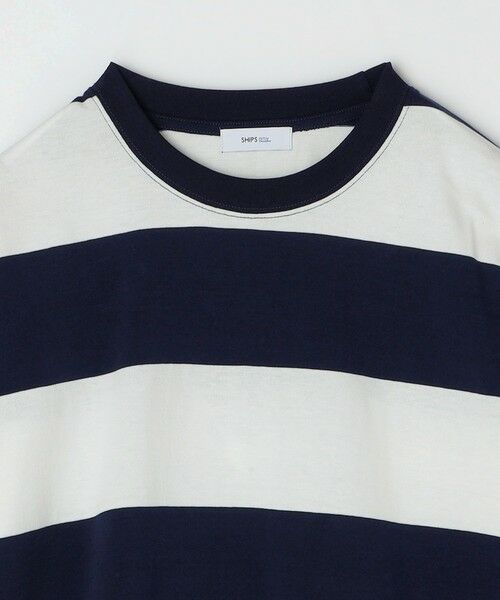 SHIPS / シップス Tシャツ | SHIPS any: ワイド カラー ボーダー スピンドル Tシャツ◇ | 詳細28
