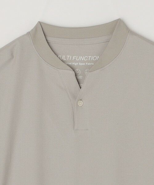 SHIPS / シップス Tシャツ | SHIPS any:〈接触冷感・遮熱・UVカット機能等〉サマーファンクション 鹿の子 ヘンリーネック Tシャツ◇ | 詳細14
