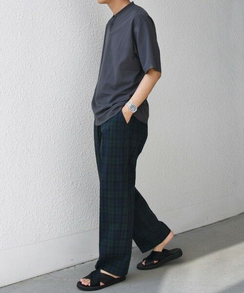 SHIPS / シップス Tシャツ | SHIPS any:〈接触冷感・遮熱・UVカット機能等〉サマーファンクション 鹿の子 ヘンリーネック Tシャツ◇ | 詳細21