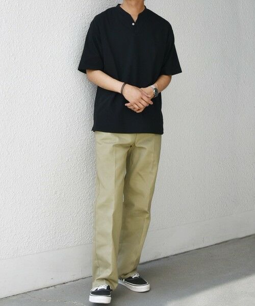 SHIPS / シップス Tシャツ | SHIPS any:〈接触冷感・遮熱・UVカット機能等〉サマーファンクション 鹿の子 ヘンリーネック Tシャツ◇ | 詳細27