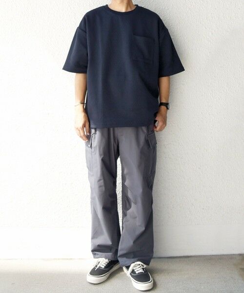 SHIPS / シップス Tシャツ | SHIPS any: 〈洗濯機可能〉フクレ ジャカード リラックス ポケット Tシャツ◇ | 詳細15