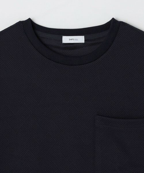 SHIPS / シップス Tシャツ | SHIPS any: 〈洗濯機可能〉フクレ ジャカード リラックス ポケット Tシャツ◇ | 詳細21