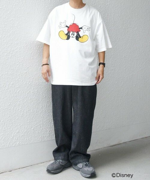 SHIPS / シップス Tシャツ | SHIPS any: /ミッキーマウス/ サイン & ポージング Tシャツ◇ | 詳細1