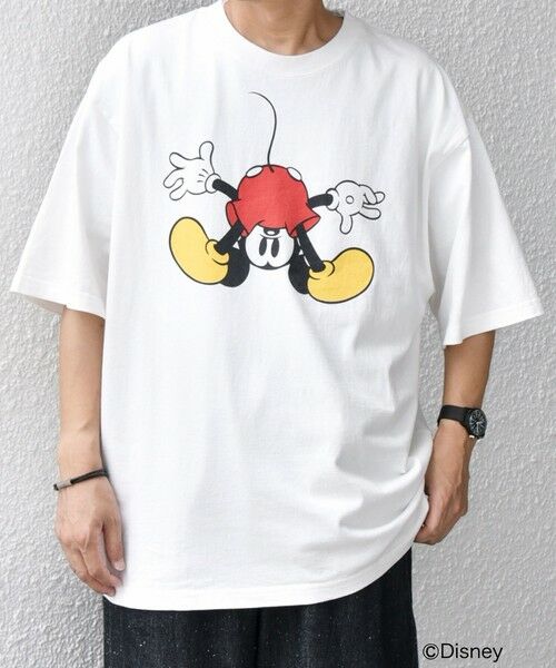 SHIPS / シップス Tシャツ | SHIPS any: /ミッキーマウス/ サイン & ポージング Tシャツ◇ | 詳細3