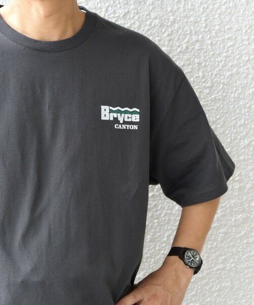 SHIPS / シップス Tシャツ | 【WEB限定】SHIPS any: NATIONAL PARK ヴィンテージライク ワンポイント プリント Tシャツ◇ | 詳細22