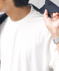 SHIPS / シップス Tシャツ | SHIPS any: JAPAN MADE クリアベアスムース スロープネック ジャケット Tシャツ