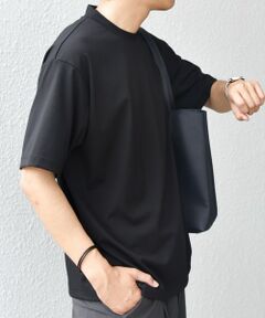 SHIPS / シップス Tシャツ | SHIPS any: JAPAN MADE クリアベアスムース スロープネック ジャケット Tシャツ