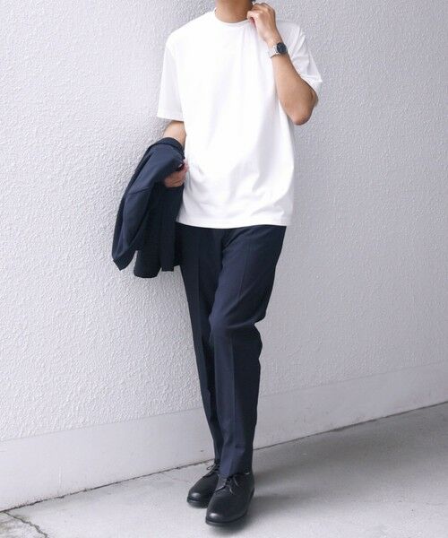 SHIPS / シップス Tシャツ | SHIPS any: JAPAN MADE クリアベアスムース スロープネック ジャケット Tシャツ | 詳細2