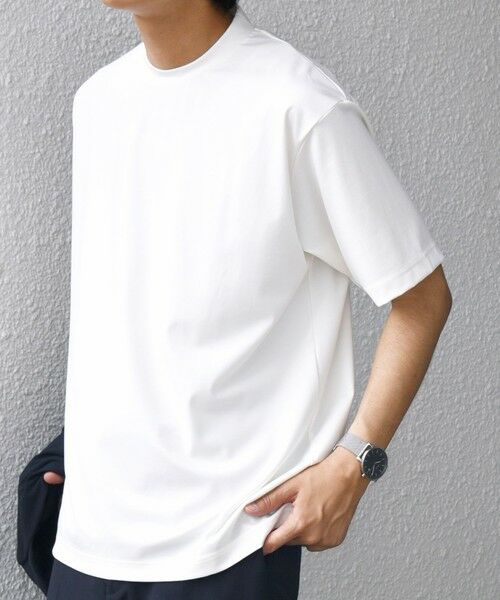 SHIPS / シップス Tシャツ | SHIPS any: JAPAN MADE クリアベアスムース スロープネック ジャケット Tシャツ | 詳細4