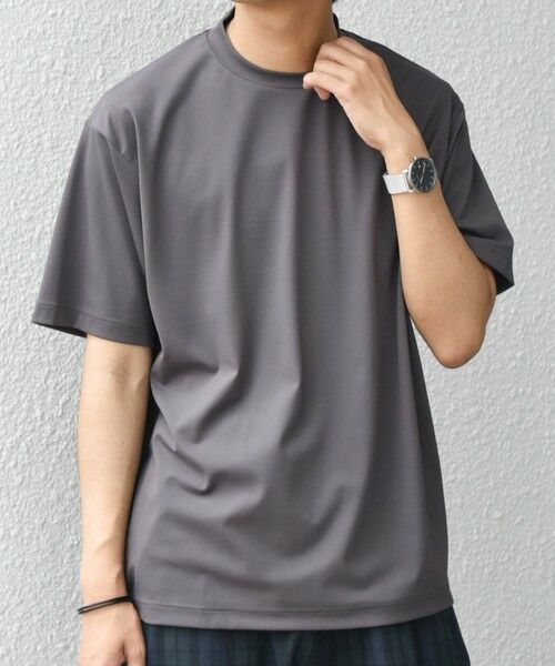 SHIPS / シップス Tシャツ | SHIPS any: JAPAN MADE クリアベアスムース スロープネック ジャケット Tシャツ | 詳細10