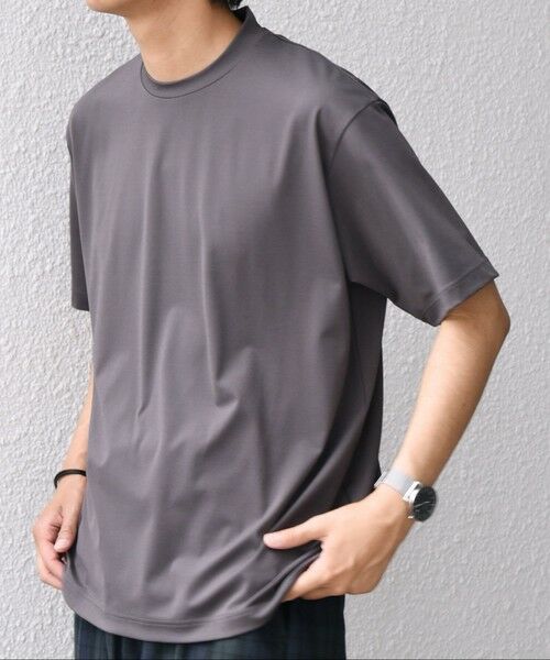 SHIPS / シップス Tシャツ | SHIPS any: JAPAN MADE クリアベアスムース スロープネック ジャケット Tシャツ | 詳細11