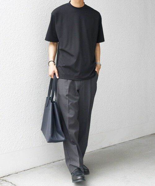 SHIPS / シップス Tシャツ | SHIPS any: JAPAN MADE クリアベアスムース スロープネック ジャケット Tシャツ | 詳細21