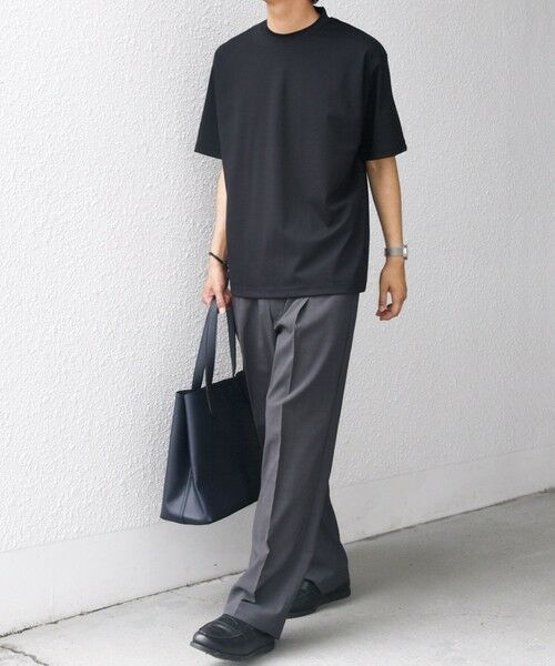 SHIPS / シップス Tシャツ | SHIPS any: JAPAN MADE クリアベアスムース スロープネック ジャケット Tシャツ | 詳細22