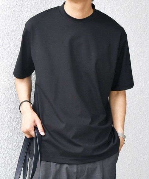 SHIPS / シップス Tシャツ | SHIPS any: JAPAN MADE クリアベアスムース スロープネック ジャケット Tシャツ | 詳細23