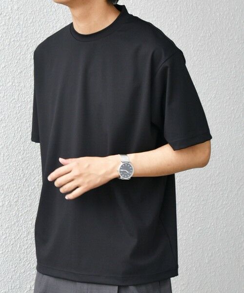 SHIPS / シップス Tシャツ | SHIPS any: JAPAN MADE クリアベアスムース スロープネック ジャケット Tシャツ | 詳細24