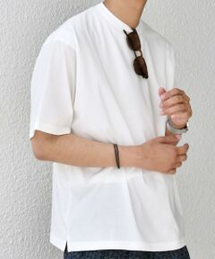 SHIPS / シップス Tシャツ | SHIPS any: JAPAN MADE ハイゲージ コットン リラックス リブネック Tシャツ◇