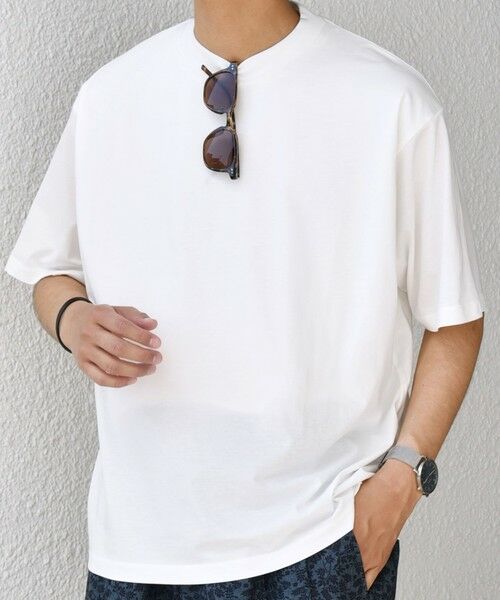 SHIPS / シップス Tシャツ | SHIPS any: JAPAN MADE ハイゲージ コットン リラックス リブネック Tシャツ◇ | 詳細4