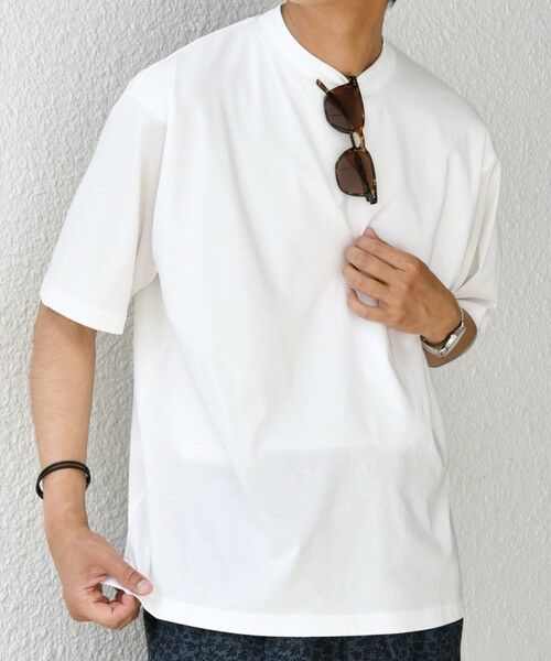 SHIPS / シップス Tシャツ | SHIPS any: JAPAN MADE ハイゲージ コットン リラックス リブネック Tシャツ◇ | 詳細5