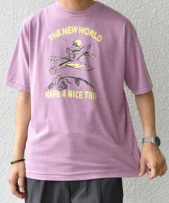 SHIPS / シップス Tシャツ | SCREEN STARS: ガーメントダイ フェード カラー レトロ グラフィック Tシャツ◇