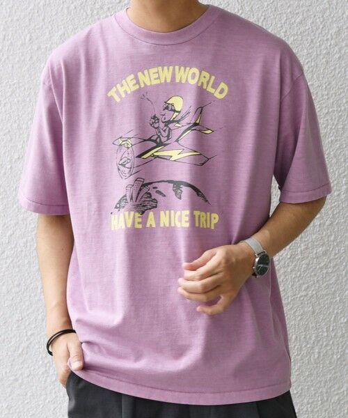 SHIPS / シップス Tシャツ | SCREEN STARS: ガーメントダイ フェード カラー レトロ グラフィック Tシャツ◇ | 詳細4