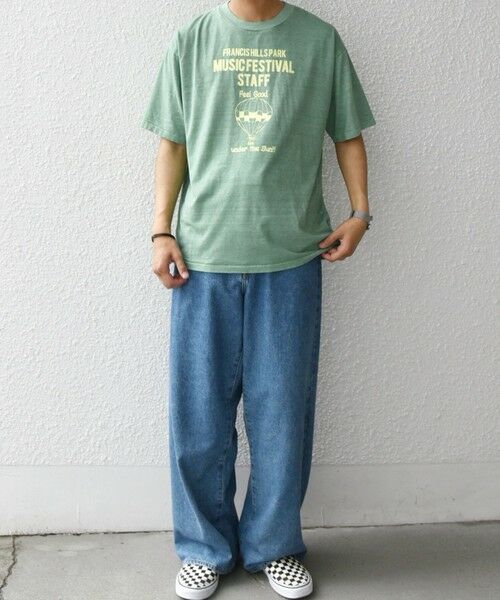 SHIPS / シップス Tシャツ | SCREEN STARS: ガーメントダイ フェード カラー レトロ グラフィック Tシャツ◇ | 詳細21