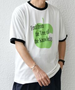 SHIPS / シップス Tシャツ | SCREEN STARS: レトロ プリント リンガー Tシャツ◇