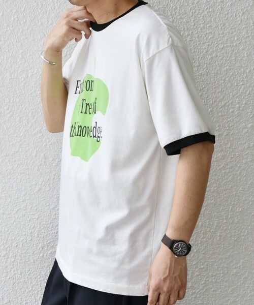 SHIPS / シップス Tシャツ | SCREEN STARS: レトロ プリント リンガー Tシャツ◇ | 詳細4