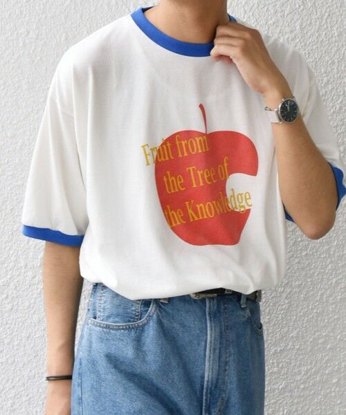 SHIPS / シップス Tシャツ | SCREEN STARS: レトロ プリント リンガー Tシャツ◇ | 詳細12