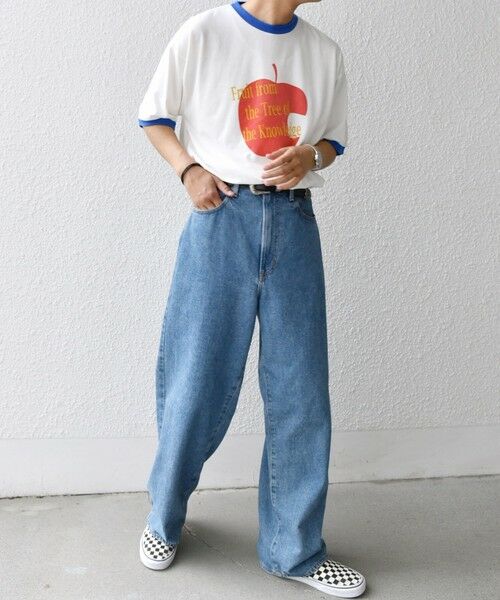 SHIPS / シップス Tシャツ | SCREEN STARS: レトロ プリント リンガー Tシャツ◇ | 詳細8