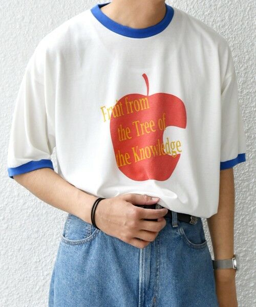 SHIPS / シップス Tシャツ | SCREEN STARS: レトロ プリント リンガー Tシャツ◇ | 詳細10