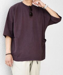 SHIPS / シップス Tシャツ | 【SHIPS any別注】Champion: ブリーチ ドルマン キャンプポケット Tシャツ◇