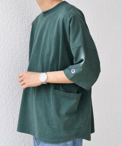 SHIPS / シップス Tシャツ | 【SHIPS any別注】Champion: ブリーチ ドルマン キャンプポケット Tシャツ◇