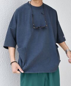 SHIPS / シップス Tシャツ | 【SHIPS any別注】Champion: ブリーチ ドルマン キャンプポケット Tシャツ◇