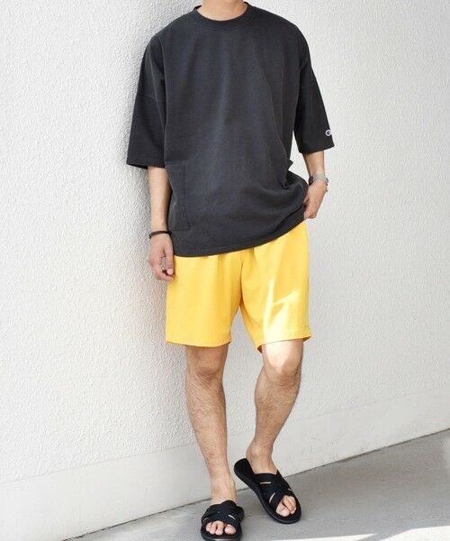 SHIPS / シップス Tシャツ | 【SHIPS any別注】Champion: ブリーチ ドルマン キャンプポケット Tシャツ◇ | 詳細1