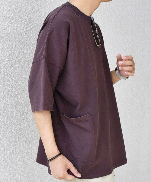 SHIPS / シップス Tシャツ | 【SHIPS any別注】Champion: ブリーチ ドルマン キャンプポケット Tシャツ◇ | 詳細12