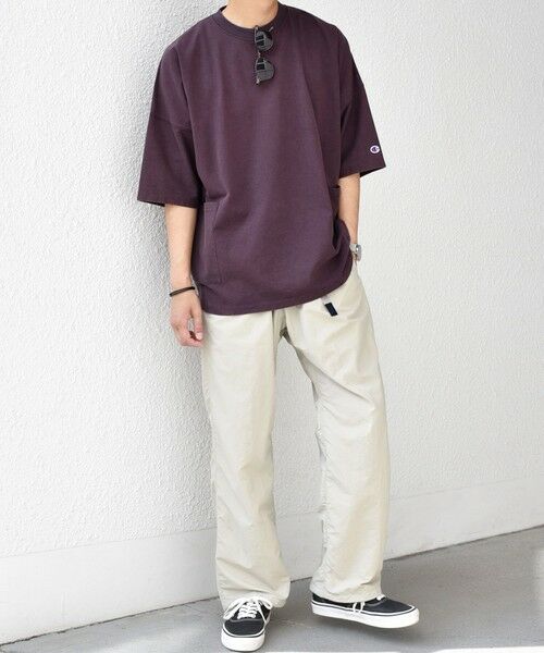 SHIPS / シップス Tシャツ | 【SHIPS any別注】Champion: ブリーチ ドルマン キャンプポケット Tシャツ◇ | 詳細8