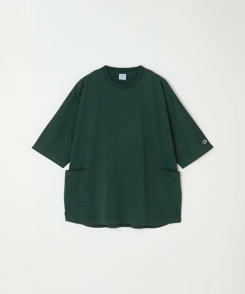 SHIPS / シップス Tシャツ | 【SHIPS any別注】Champion: ブリーチ ドルマン キャンプポケット Tシャツ◇ | 詳細20